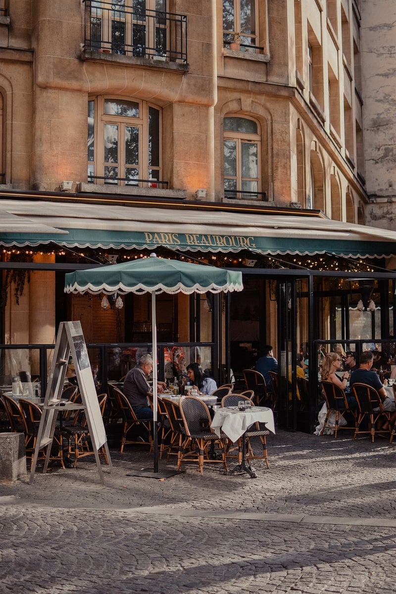 Couple dining in a restaurant